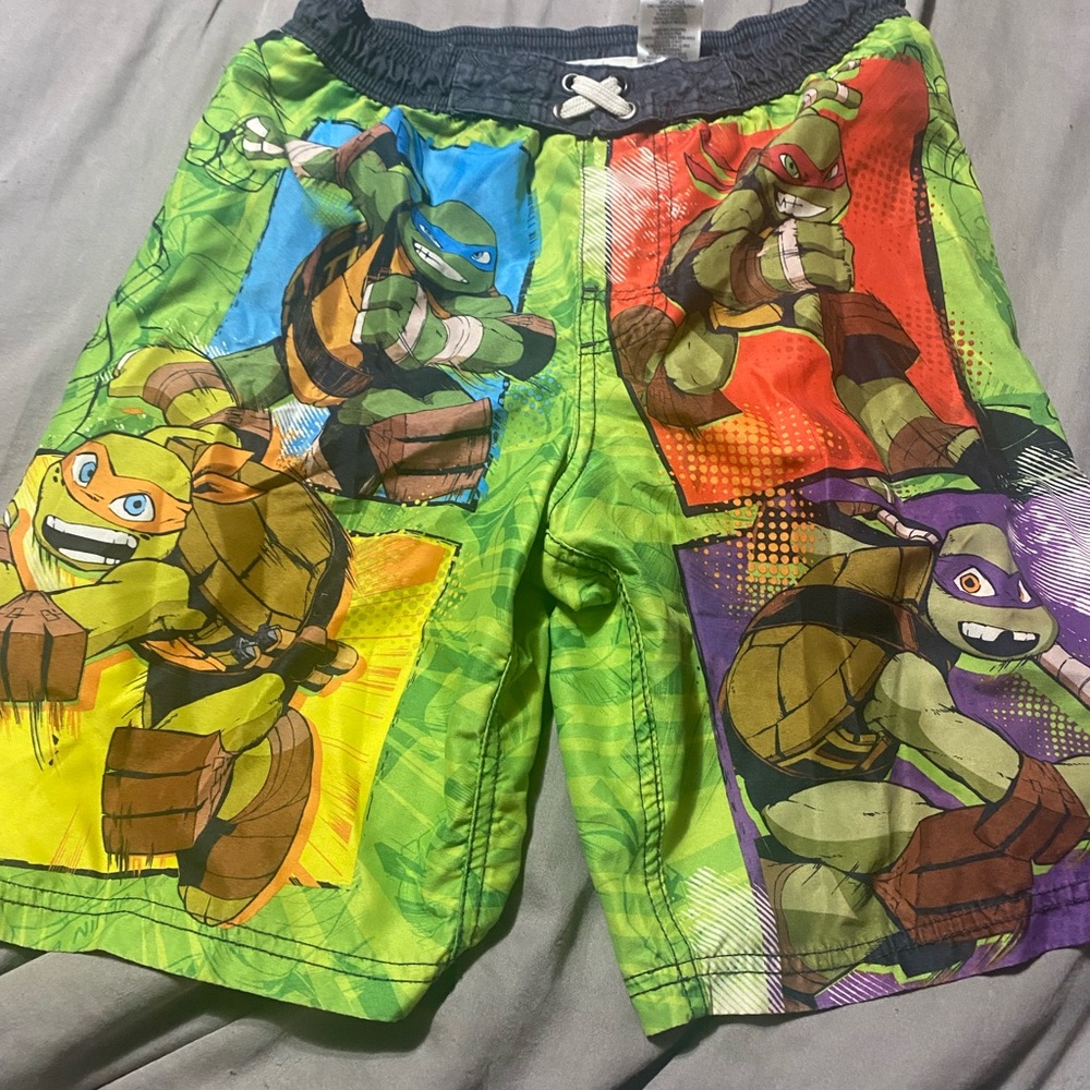 Nickelodeon Kids Swim‎ Trunks - Green, Yellow, Red, Blue, Purple
